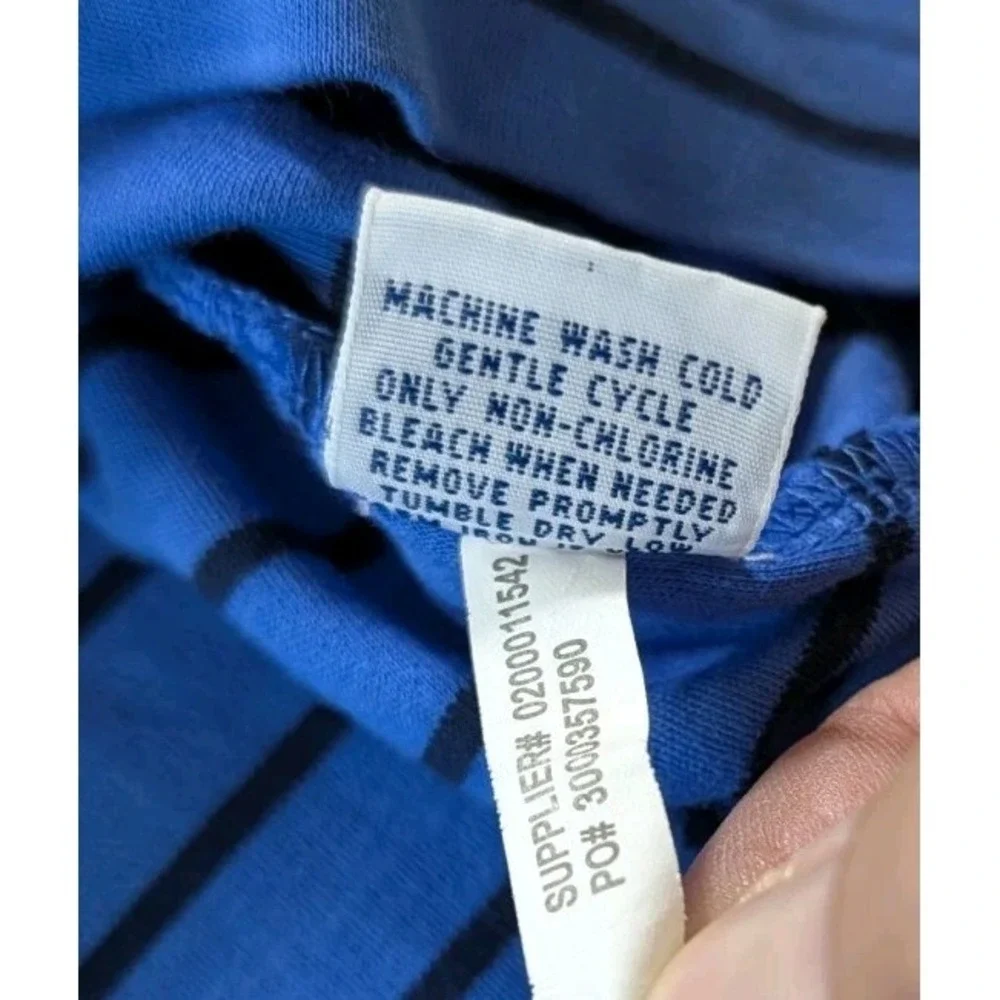 Polo Ralph Lauren Shirt Mena XL Blue Striped Pima Soft Touch Short Sleeve Polo